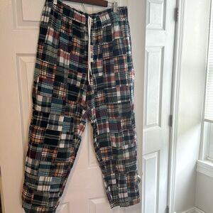 Urban outfitters patchwork boxer pants